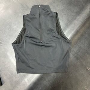 Weissman Black Crop Top